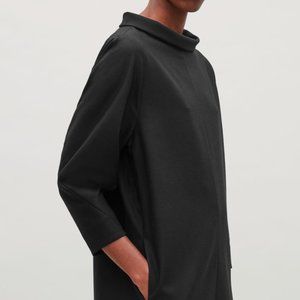 Wide Neck Wool Dress/COS